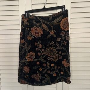 CAbi vintage tapestry skirt, size 6